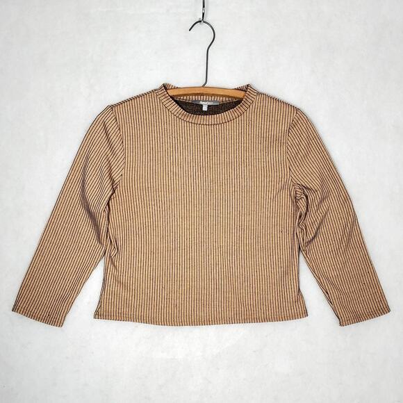 SWEET RAIN Long Sleeve Crop Top Woman's Size L - Picture 4 of 9